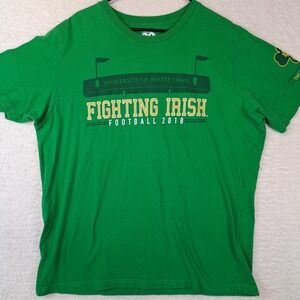 Official The Shirt 29 Years  Notre Dame Fighting Irish Football Green Tshirt 2XL
